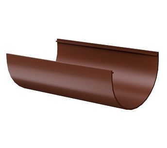 Жёлоб водосточный 3 м Стандарт (Standard) Светло-коричневый
